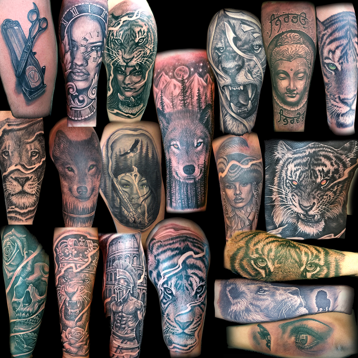 Dario Corrales Master of Black and Grey Realism Tattoos