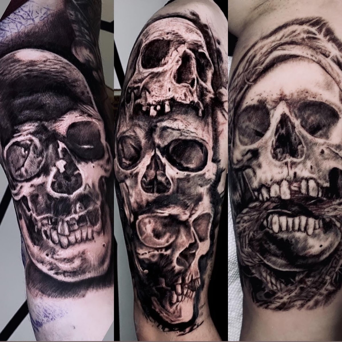 Skull N Bones Tattoo Flash by TheMacRat on DeviantArt