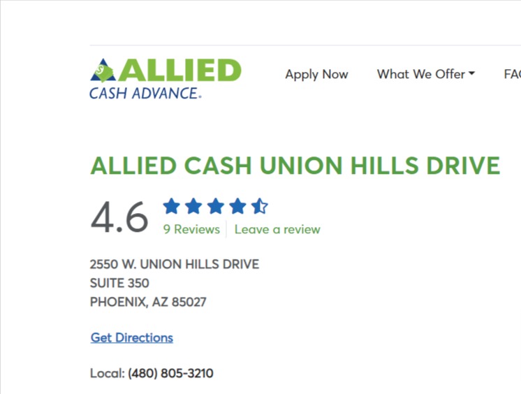 Allied Cash Advance