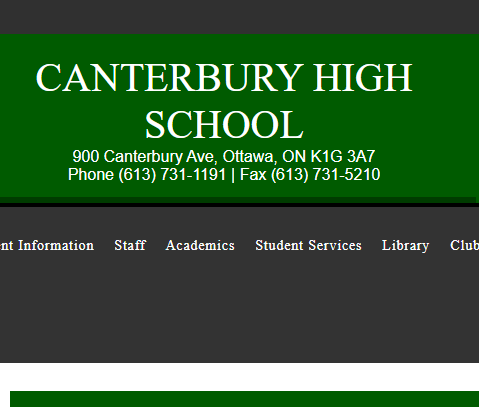 Canterbury High School
