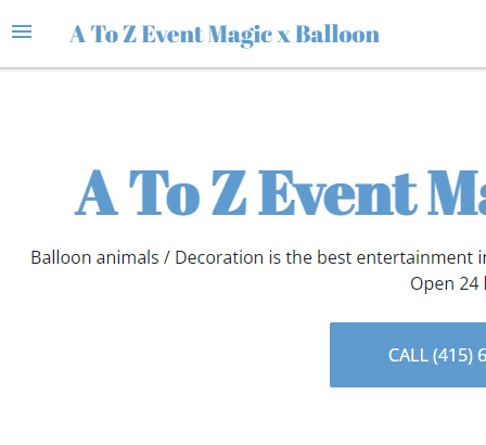 A To Z Event Magic x Balloon