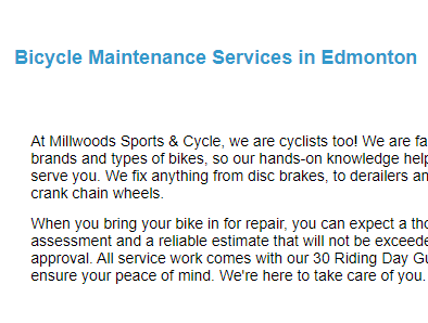 4.6 Millwoods Sports Cycle Reviews by Real Customers 2023