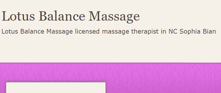 Lotus Balance Massage