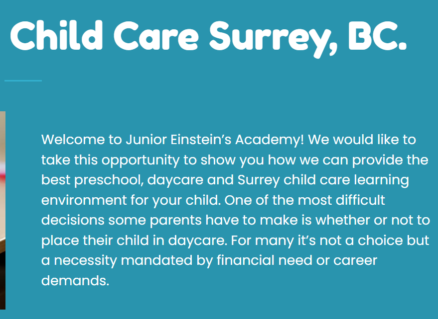 Junior Einsteins Academy Preschool