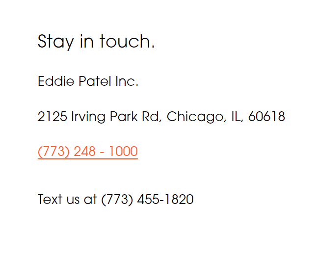 Eddie Patel Inc