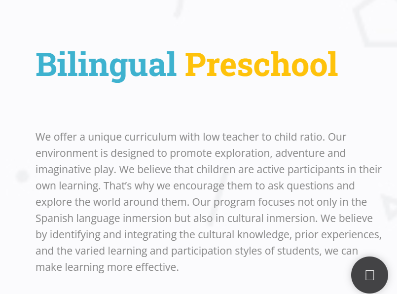 La Colmenita Bilingual Preschool