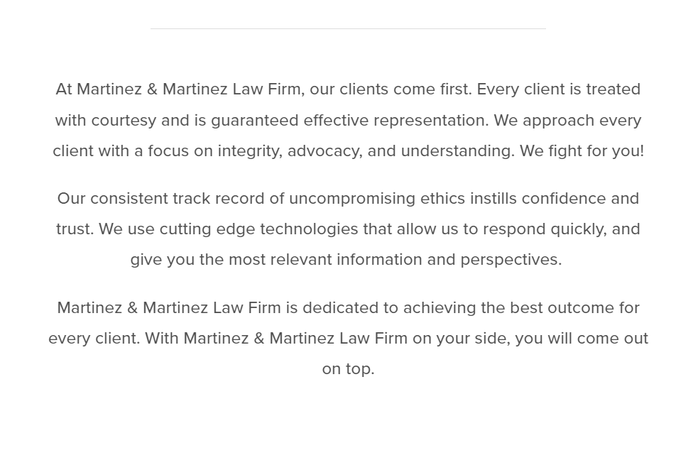Martinez & Martinez Law Firm
