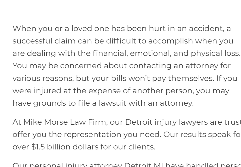 Mike Morse Injury Law Firm
