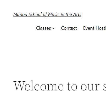 Manoa School Of Music & The Arts