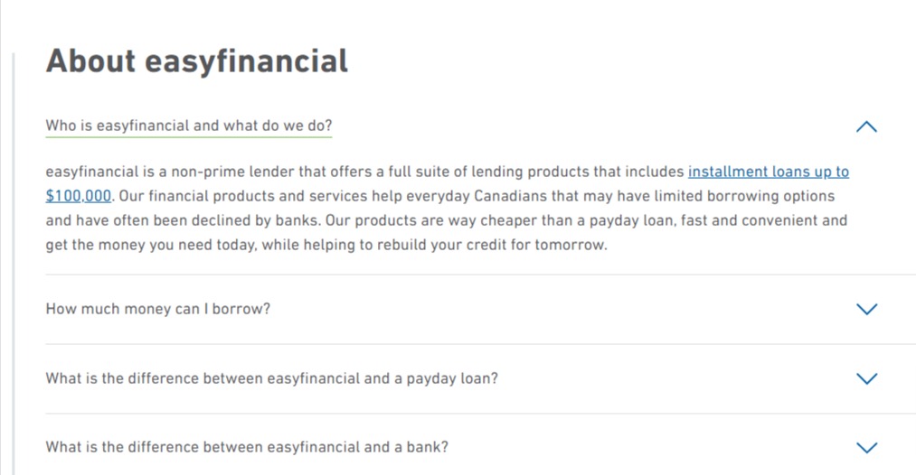 easyfinancial Services