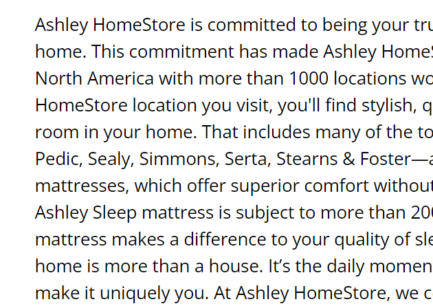 Ashley HomeStore