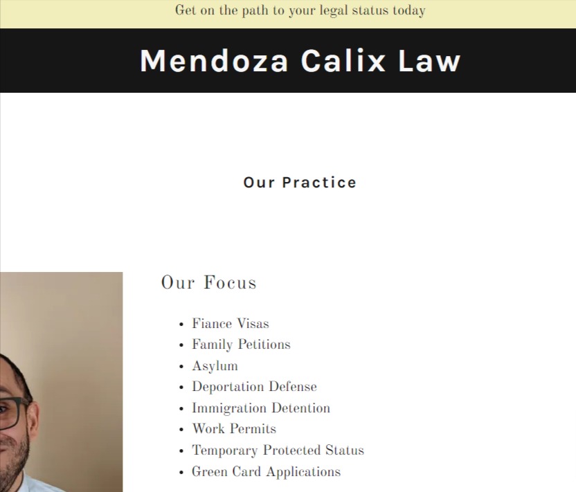 Mendoza Calix Law