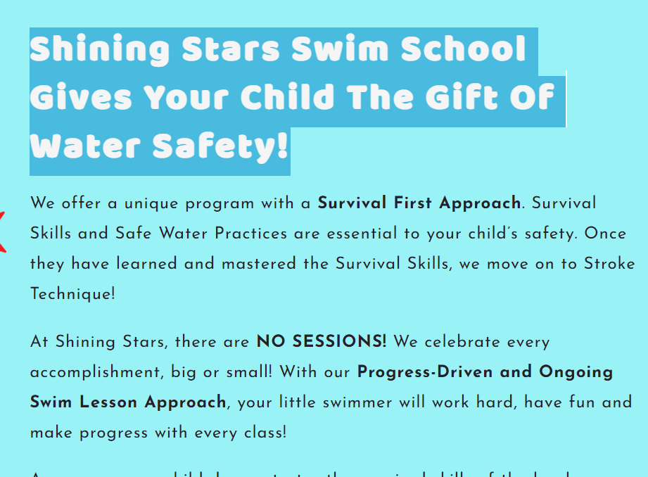 Shining Stars Swim School