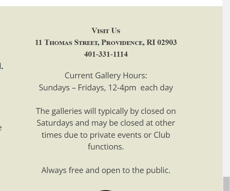 Providence Art Club