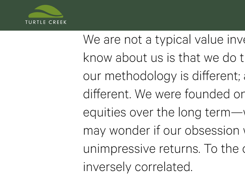 Turtle Creek Asset Management Inc