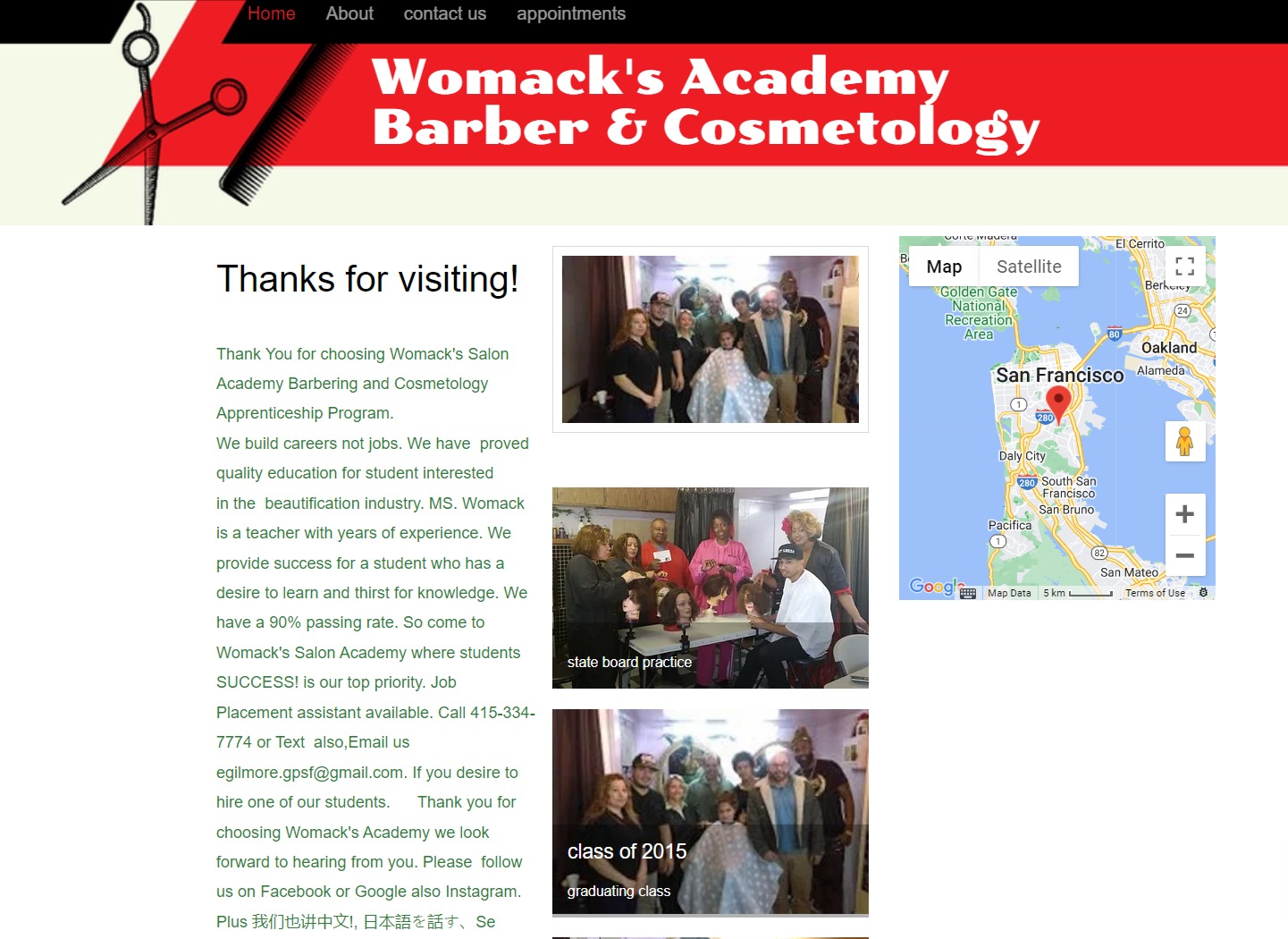 Womack Salon Academy