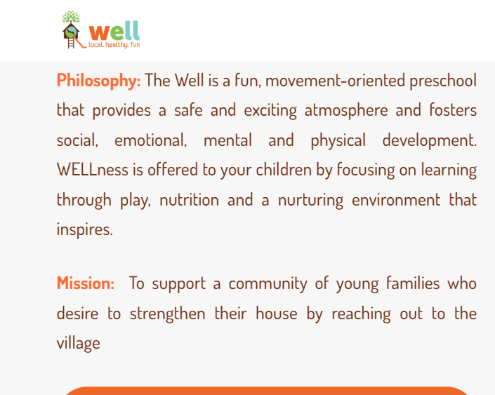The Well - Preschool and Child Care