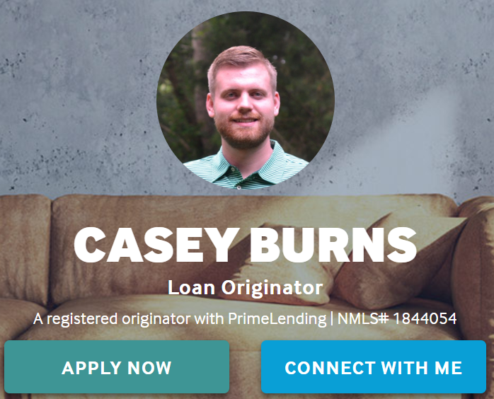 Casey Burns, Mortgage Lender with PrimeLending