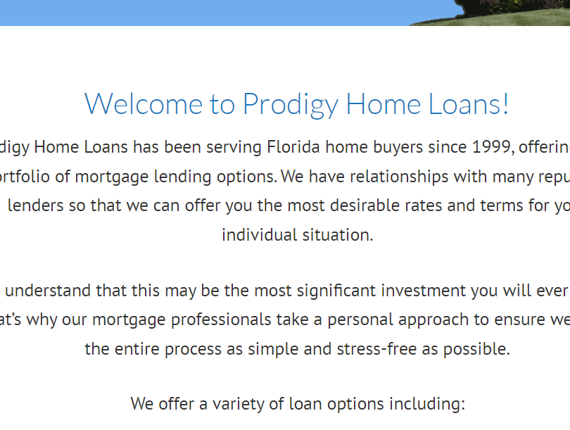 Prodigy Home Loans