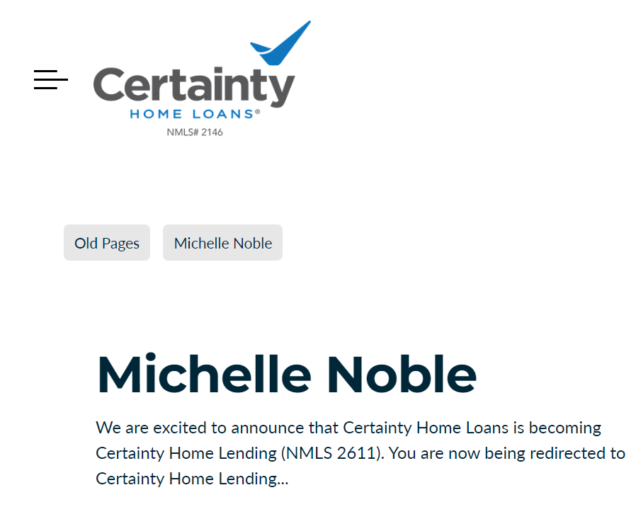 Michelle Noble - Certainty Home Lending