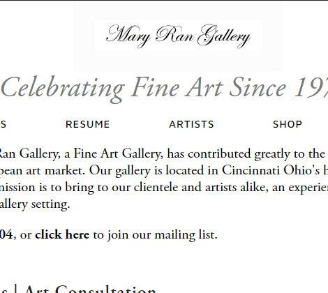 Mary Ran Gallery