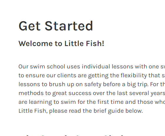 Little Fish Swim School