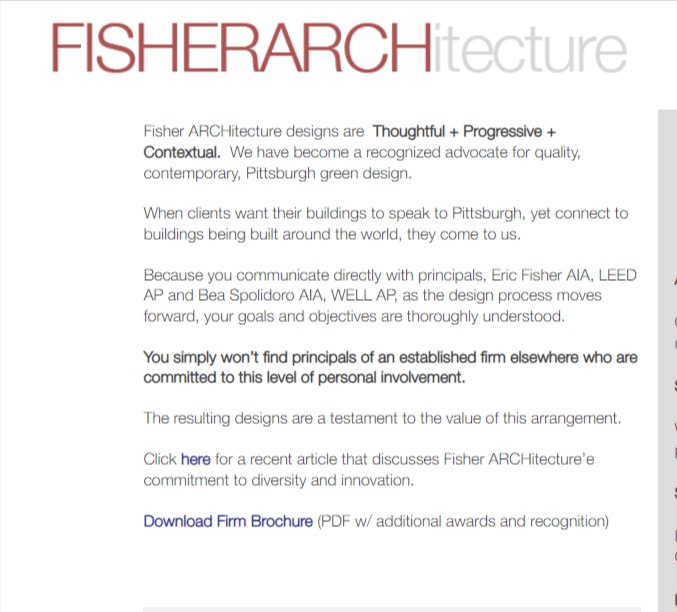 Fisher ARCHitecture