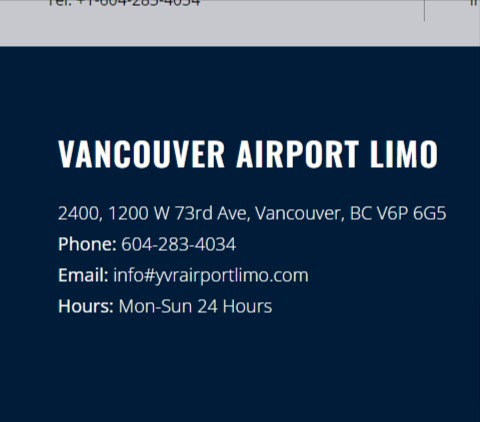 Vancouver Airport Limo