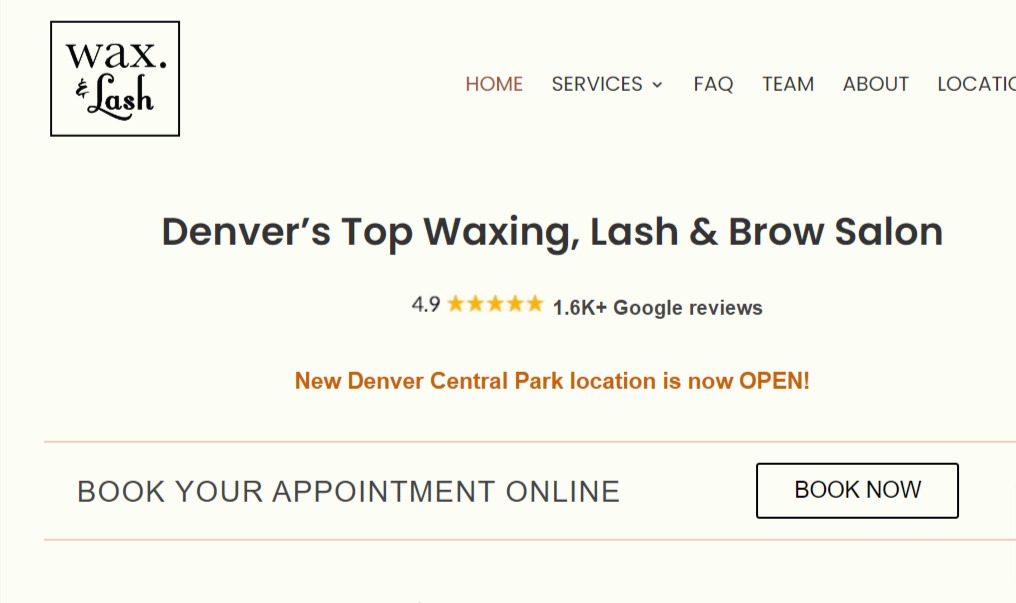 Wax & Lash Denver