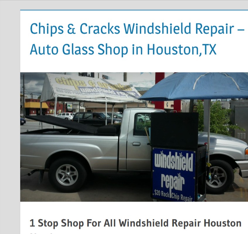 Chips & Cracks Windshield Repair