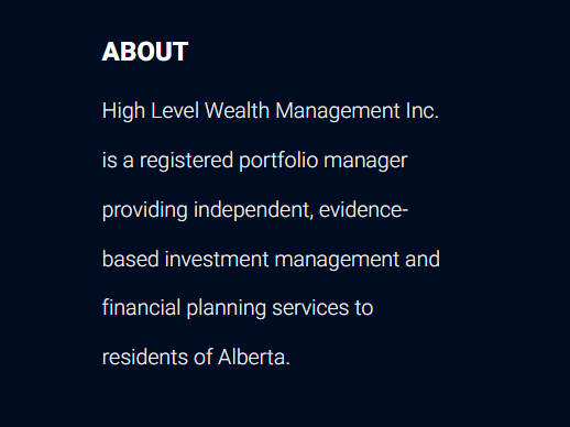 High Level Wealth Management