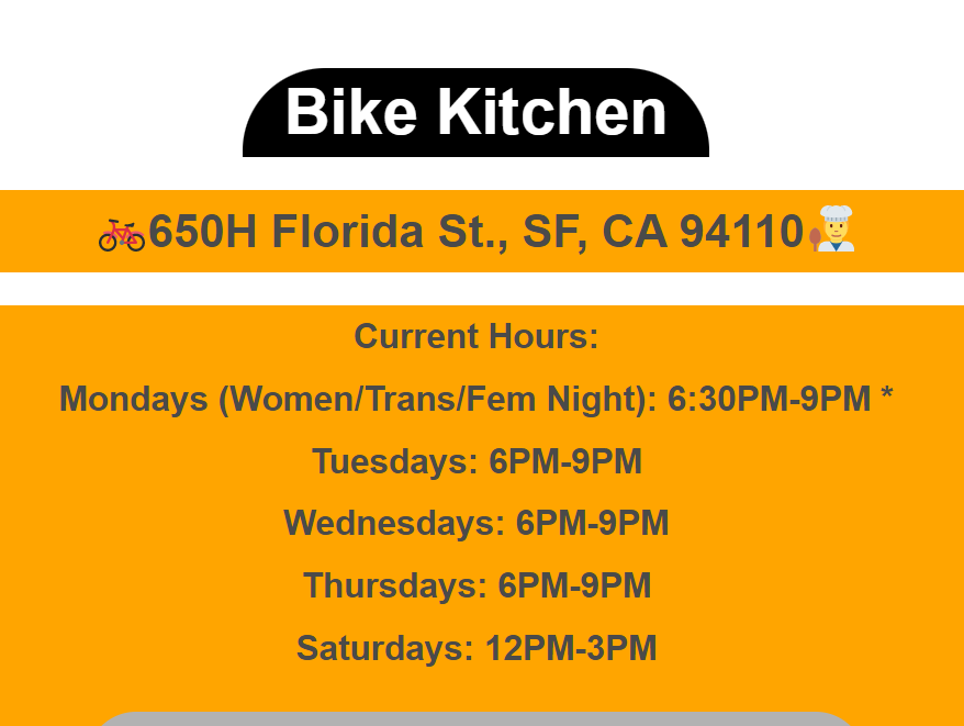 The Bike Kitchen