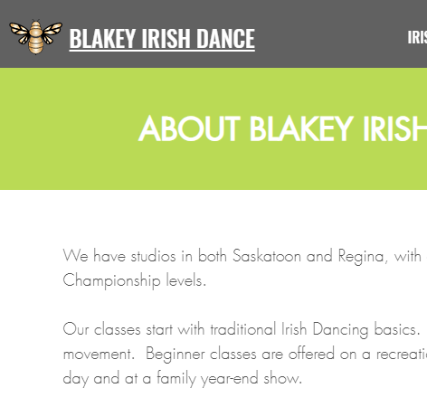 Blakey School of Irish Dance Saskatoon