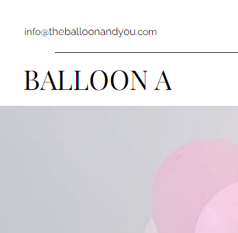 Balloon and You