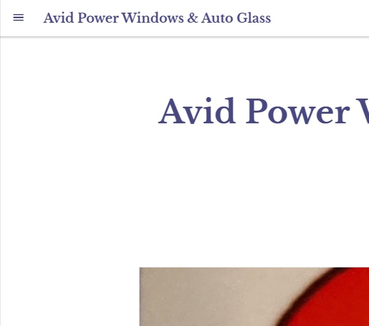 Avid Power Windows & Auto Glass