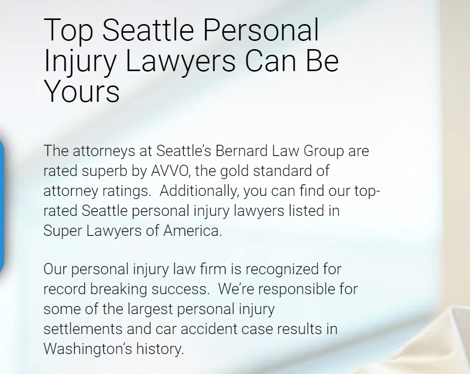 Bernard Law Group reviews and  Aurora Ave N Suite 100, Seattle,  WA 98109, USA