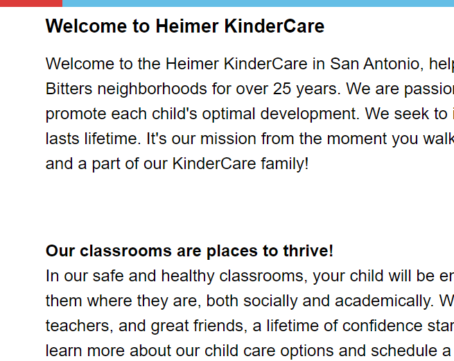 Heimer KinderCare