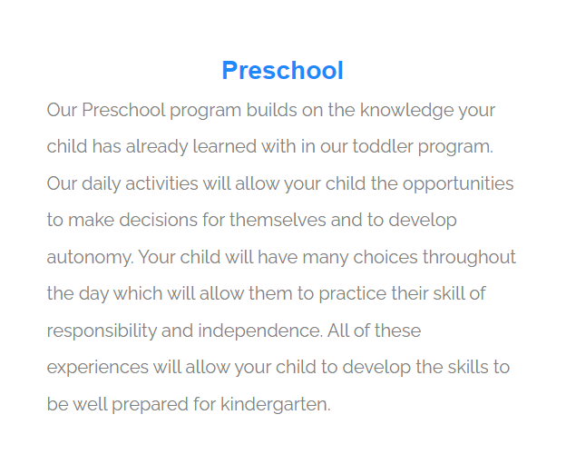 Star America Preschool