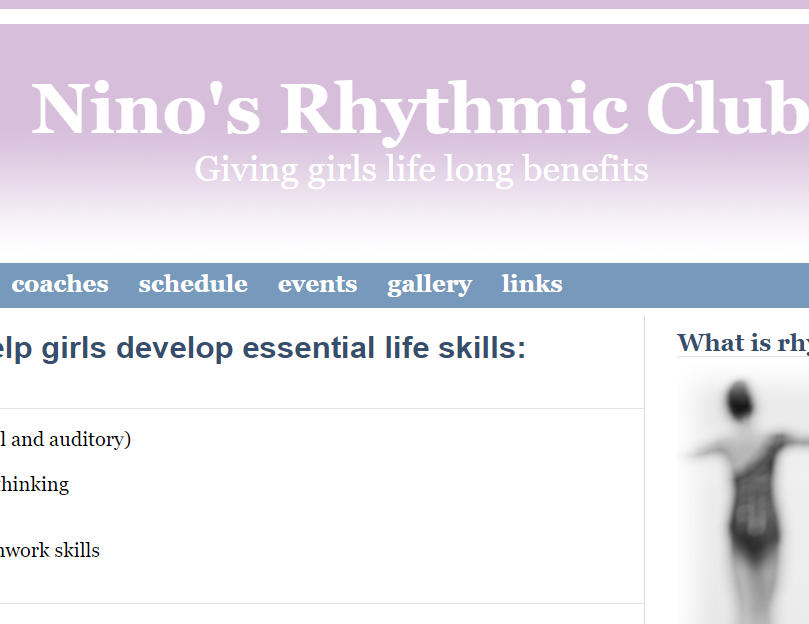 Nino's Rhythmic Gymnastics Club
