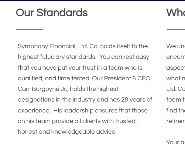 Symphony Financial