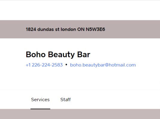 Boho Beauty Bar London