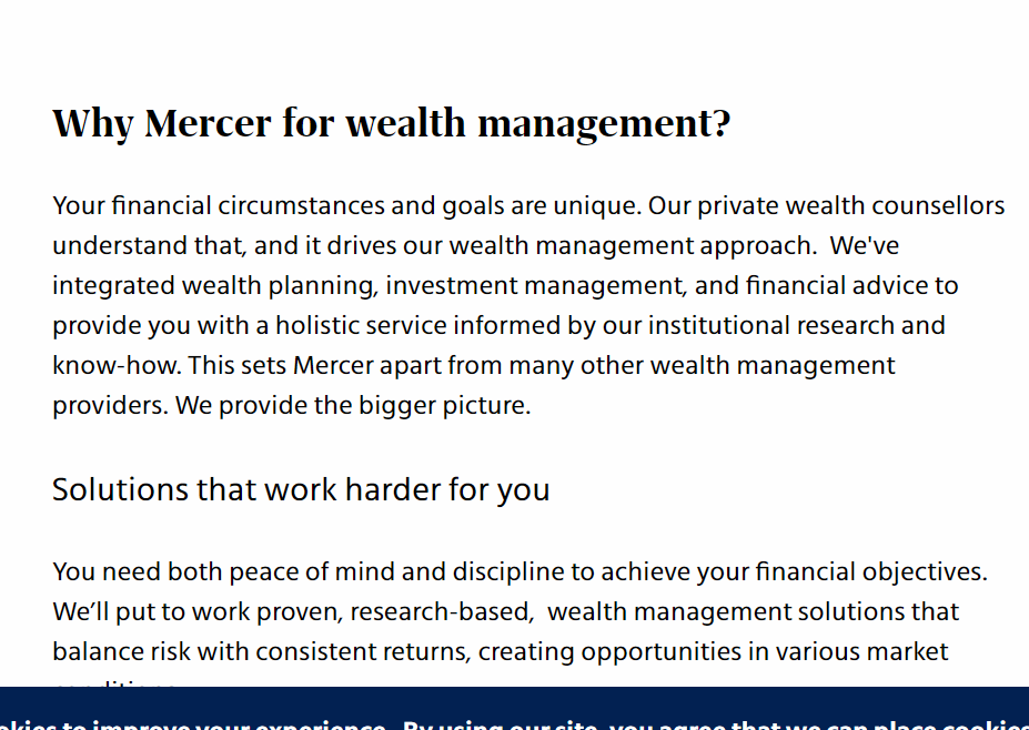 Mercer Private Wealth Management