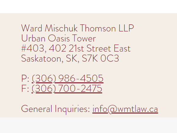 Ward Mischuk Thomson LLP