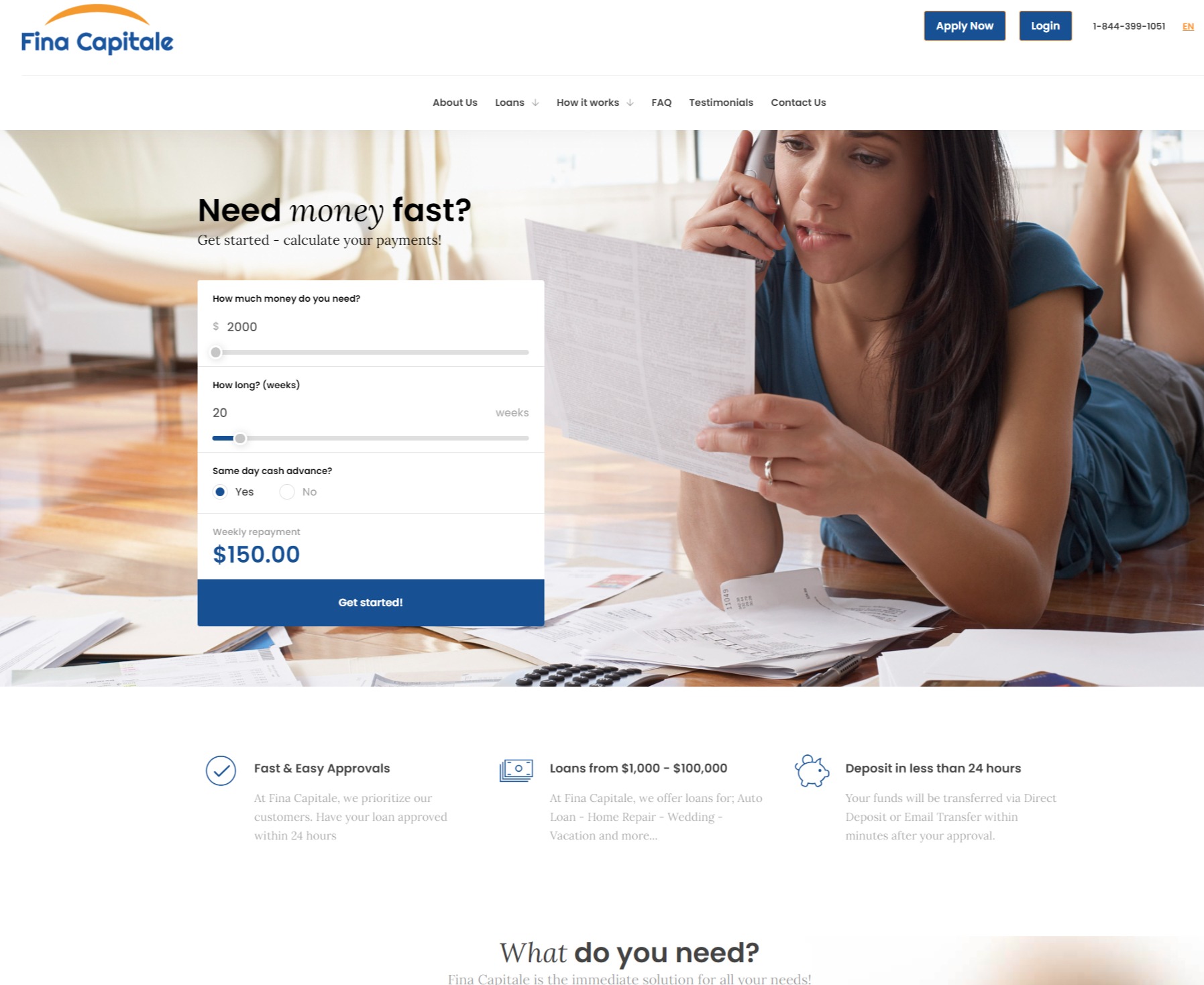 Fina Capitale | Personal Loans