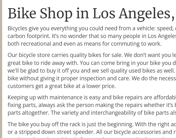 Bike Service and Repair