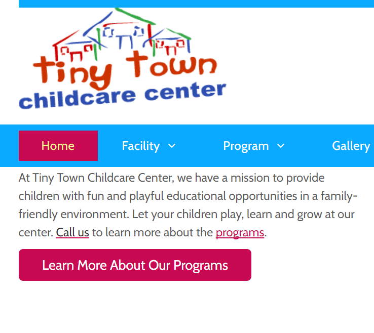 Tiny Town Childcare Center