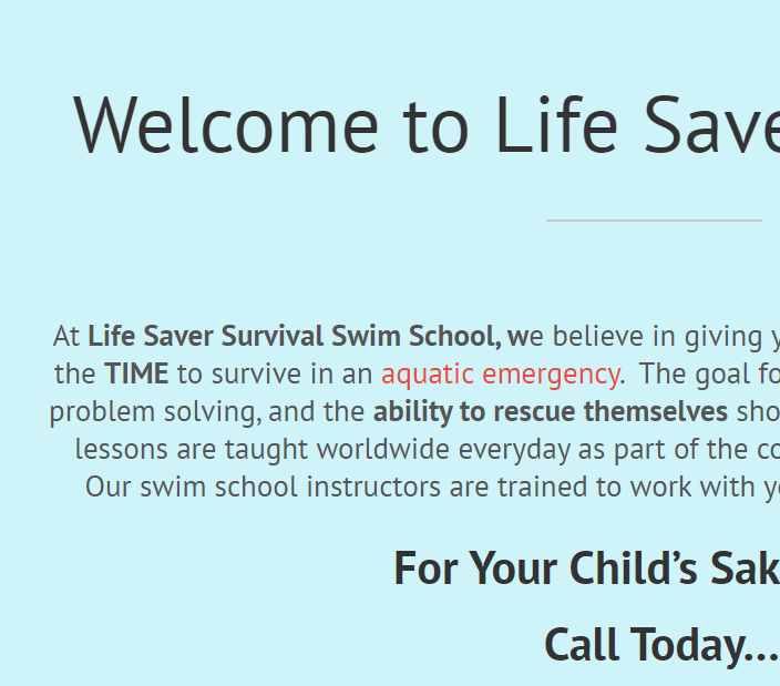 Life Saver Survival Swim School, LLC