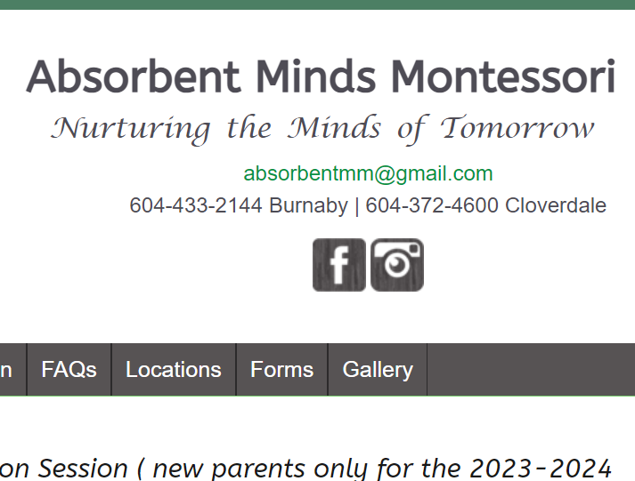 Absorbent Minds Montessori