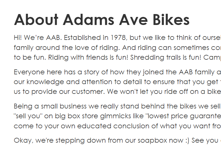 Adams Avenue Bicycles