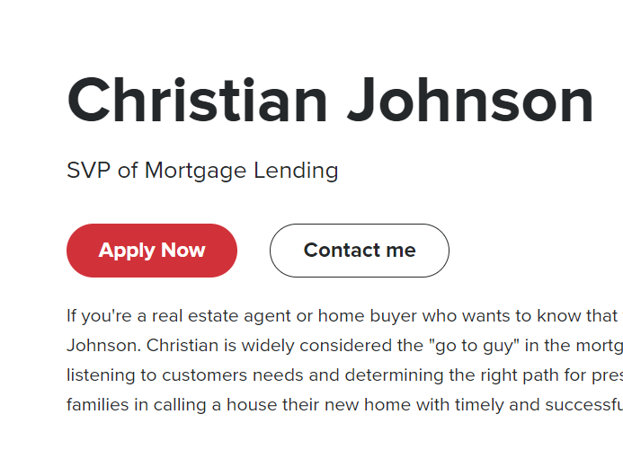 Christian Johnson Home Loans